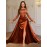 [Sequin A-Line Dress] Sequin Elegant Long Sleeve A-Line Dress | Crew Neck, Solid Color, Fitted, with Contrast Sequin Details | for Adult Women, Spring/Summer, Evening Wear
