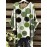 Plus Size, Women's Oversized Green & White Polka Dot T-Shirt - Casual Batwing Short Sleeves, Asymmetrical Hem & Round Neck Summer Top, Breathable All-Season Comfort Fit, Machine Washable Casual Attire (No Jewelry Needed)