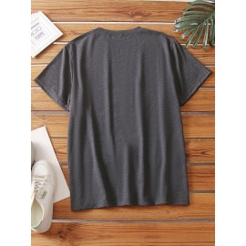 Plus Size - Women'S Plus Size Halloween T-Shirt - Casual Crew Neck Short Sleeve with Jack-O'-Lantern Print, Black, 1-8XL, All-Season Comfort, Halloween Clothing | Halloween Apparel | Stretchable Fabric